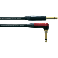 Klinkenkabel 6,3mm Winkel - Gerade Silent 5m MIETE