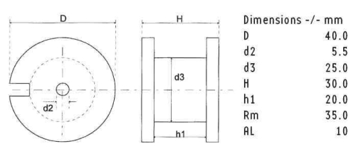 LU120/2.2/20 - 2,2mH