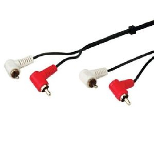 Standard Cinch Kabel mit Winkelsteckern 1m MIETE