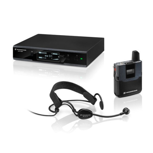 Sennheiser EW D1 Funkmikrofon SET mit Headset MIETE