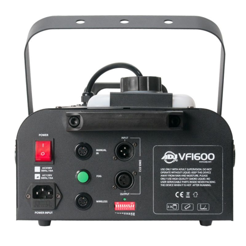 American DJ VF1600 DMX Nebelmaschine 1500W MIETE